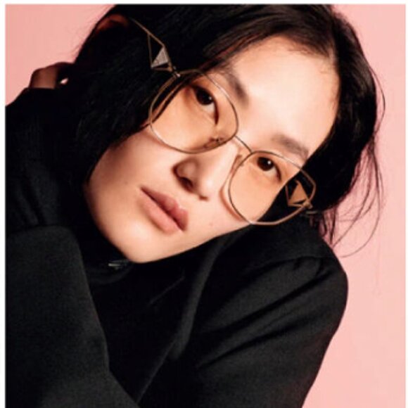 Final Price! Prada PR57YS ZVN08N Pale Gold Eyeglasses 57mm - Picture 3 of 11